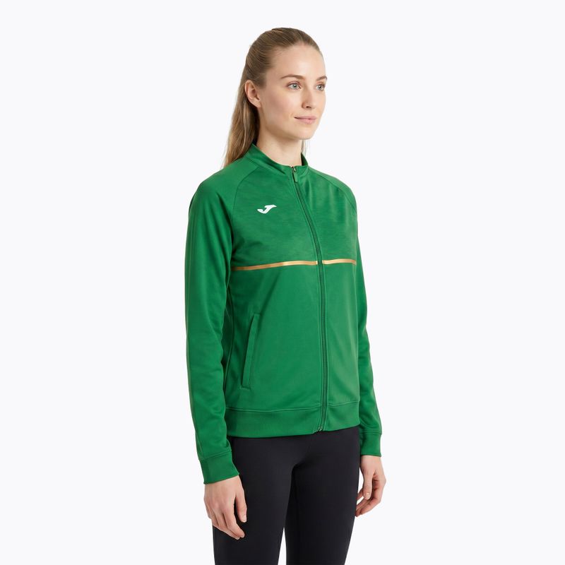 Bluză de alergare pentru femei Joma Record III Full Zip green 3