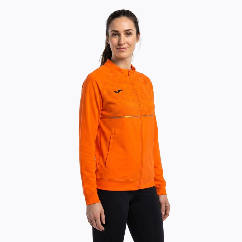 Bluză de alergare pentru femei Joma Record III Full Zip orange 2