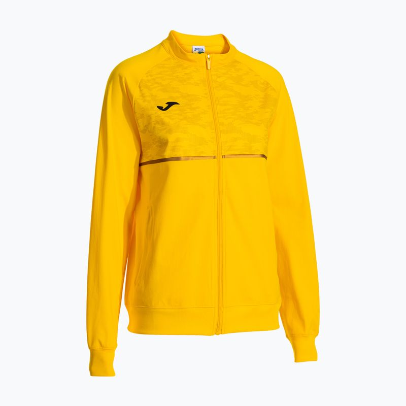 Bluză de alergare pentru femei Joma Record III Full Zip yellow