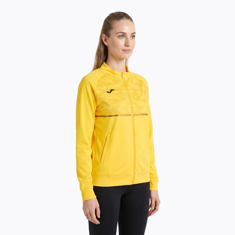 Bluză de alergare pentru femei Joma Record III Full Zip yellow 4