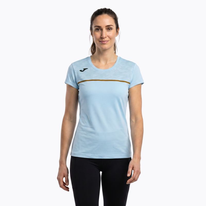 Tricou de alergare pentru femei Joma Record III light blue 3