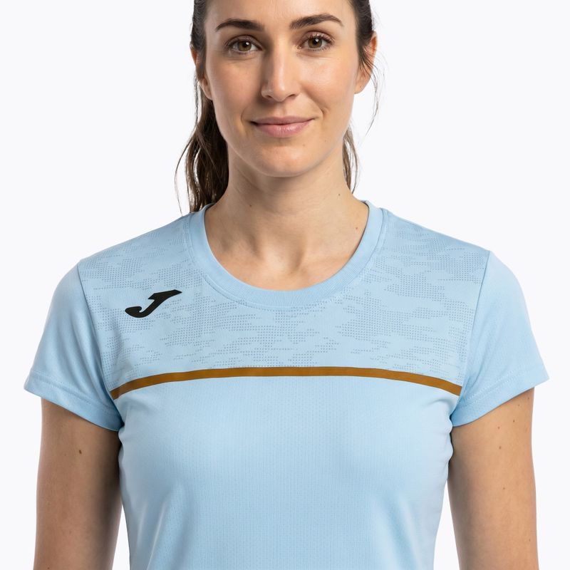 Tricou de alergare pentru femei Joma Record III light blue 4