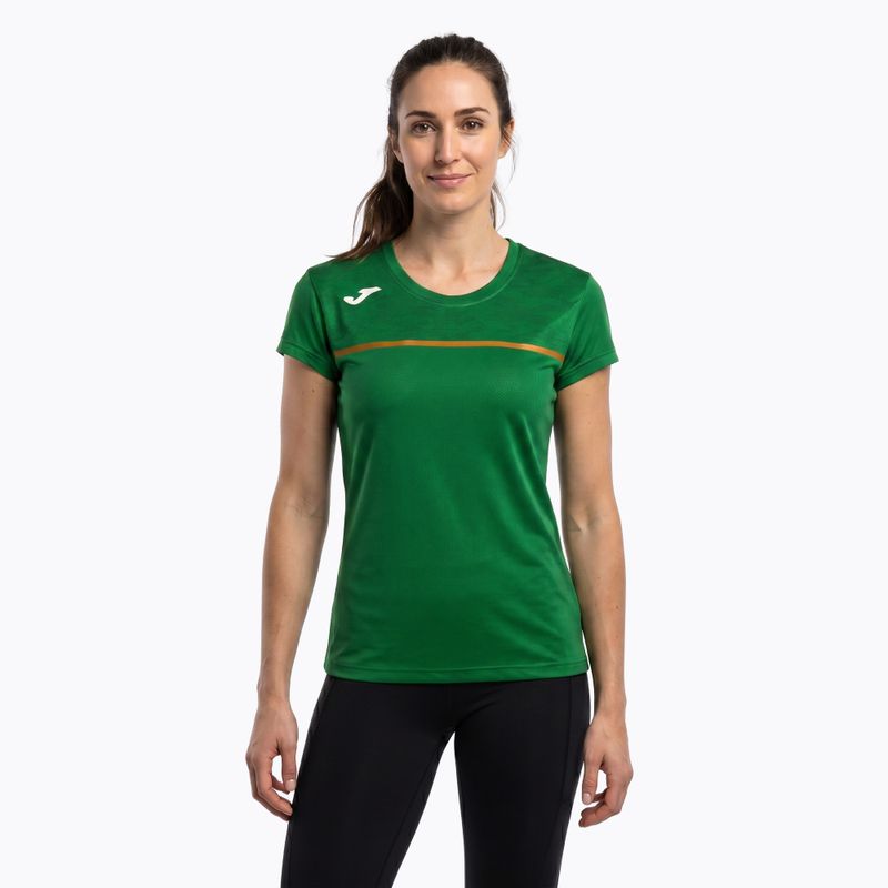 Tricou de alergare pentru femei Joma Record III green 3