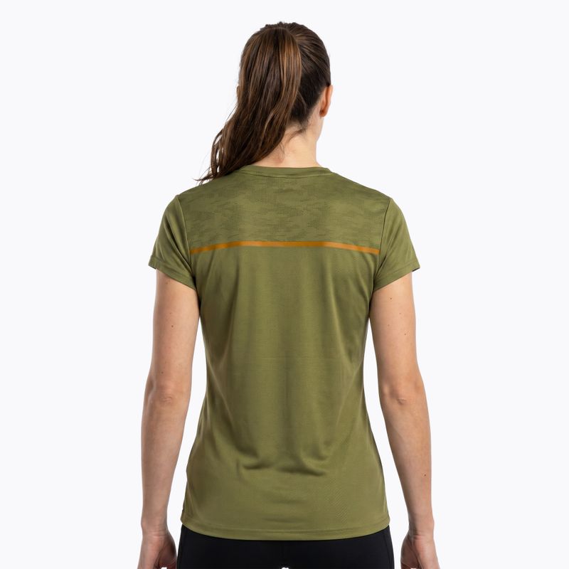 Tricou de alergare pentru femei Joma Record III khaki 2