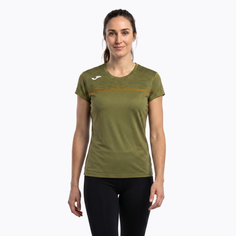 Tricou de alergare pentru femei Joma Record III khaki 3