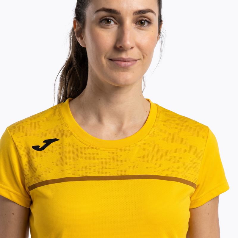 Tricou de alergare pentru femei Joma Record III yellow 4