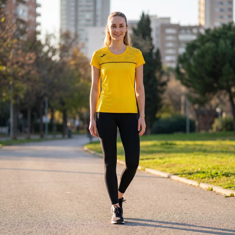 Tricou de alergare pentru femei Joma Record III yellow 6