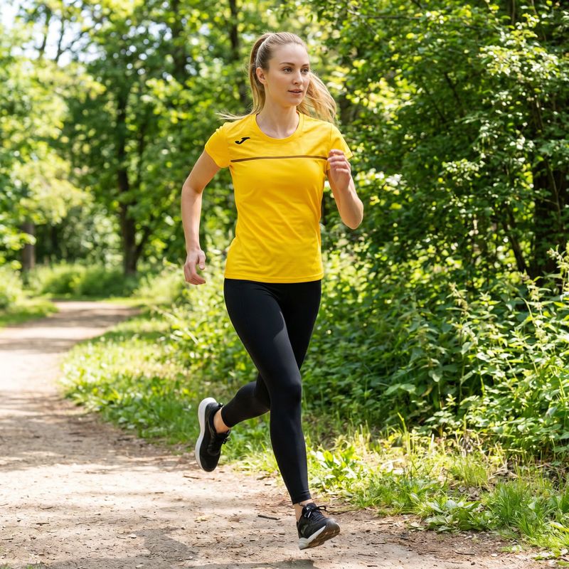 Tricou de alergare pentru femei Joma Record III yellow 7