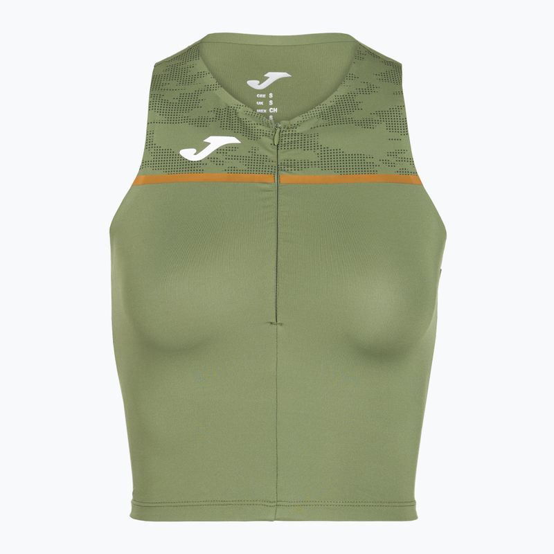 Tricou de alergare pentru femei Joma Record III Top khaki 4