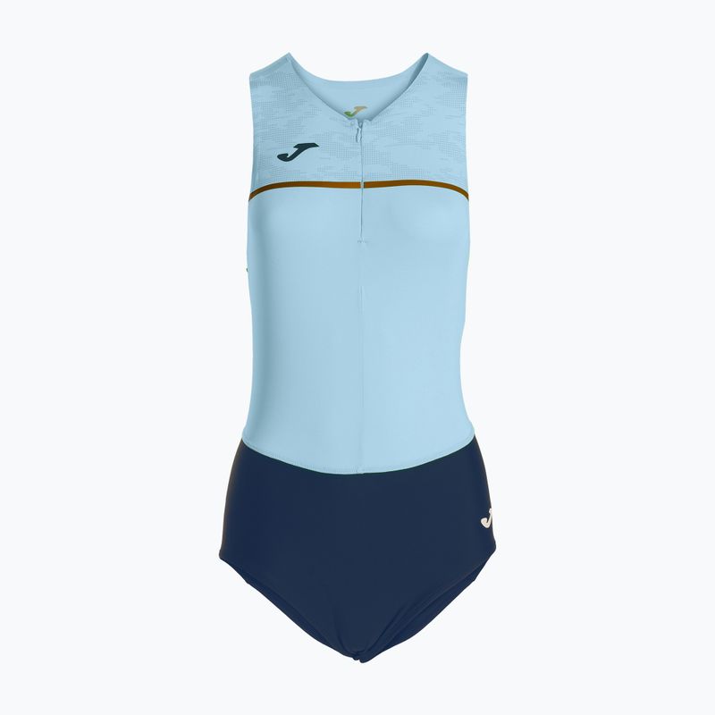 Costum de triatlon pentru femei Joma Record III Bodysuit sky blue-navy