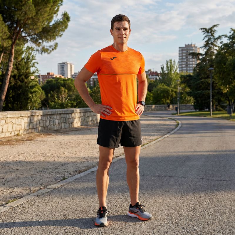Tricou de alergare pentru bărbați Joma Record III orange 6