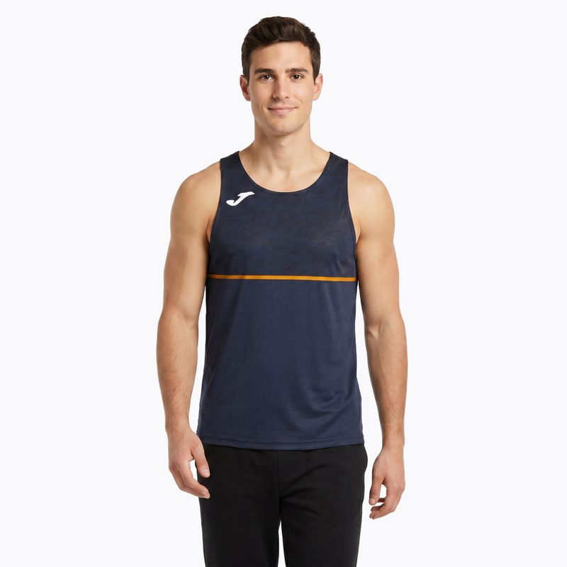 Tricou de alergare pentru bărbați Joma Record III navy 3