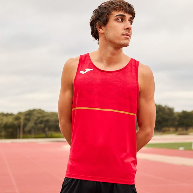 Tricou de alergare pentru bărbați Joma Record III red 2