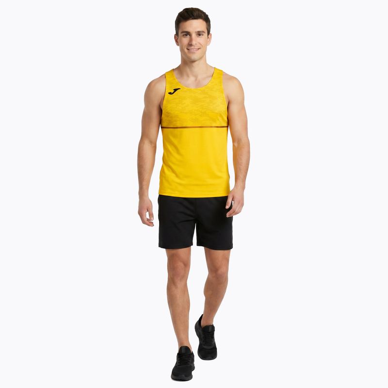 Tricou de alergare pentru bărbați Joma Record III yellow 2