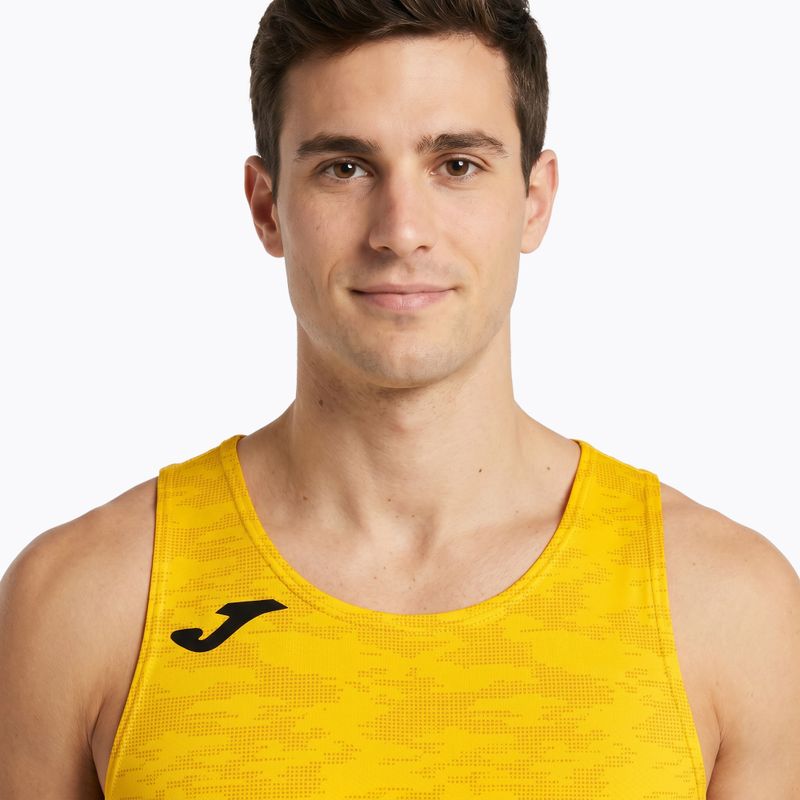 Tricou de alergare pentru bărbați Joma Record III yellow 4
