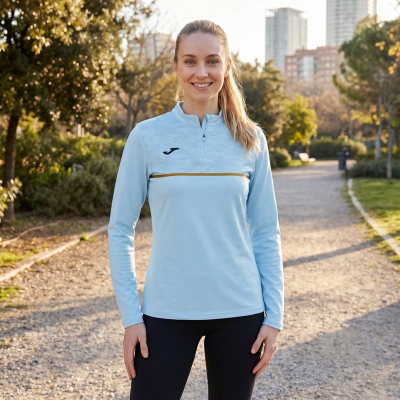 Bluză de alergare pentru femei Joma Record III light blue 5