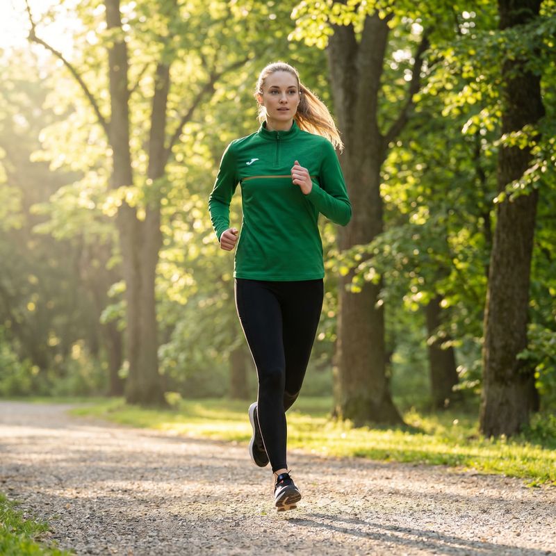 Bluză de alergare pentru femei Joma Record III green 9