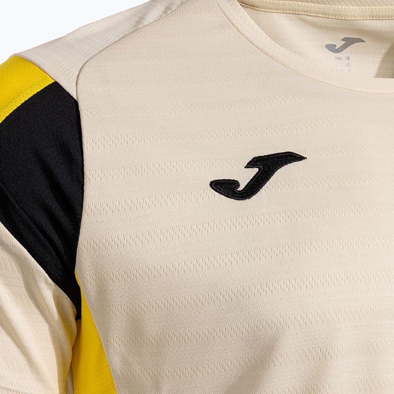 Tricou pentru bărbați Joma Montreal beige/yellow 3