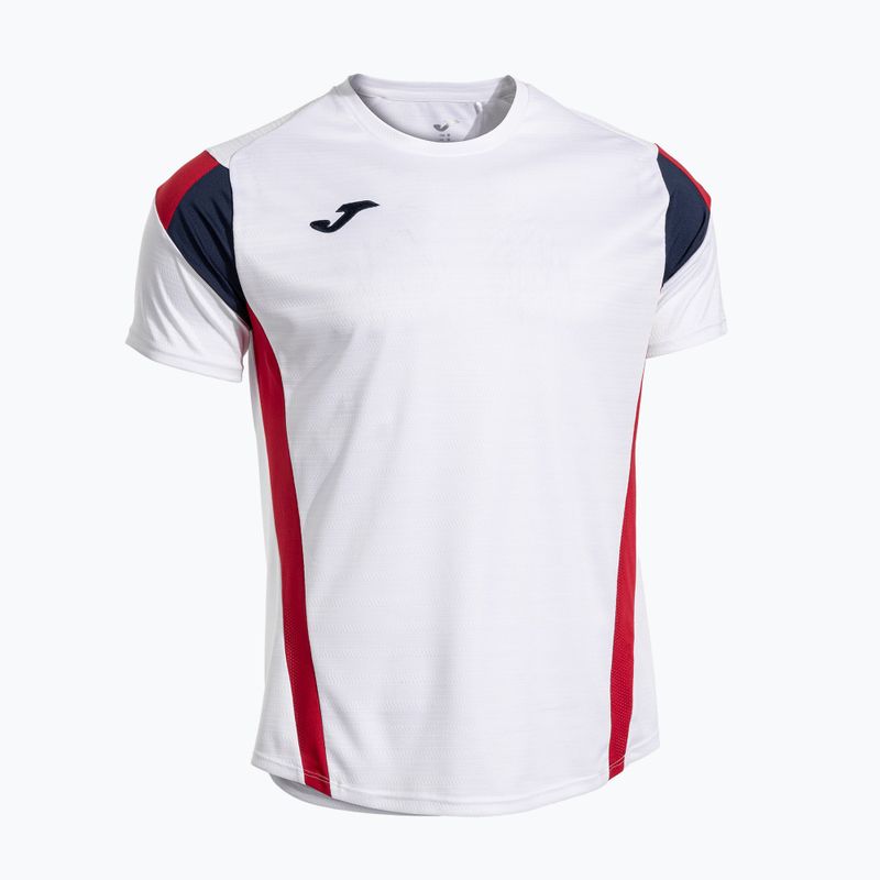 Tricou pentru bărbați Joma Montreal white/red 4