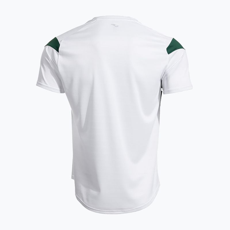 Tricou pentru bărbați Joma Montreal white/green 2