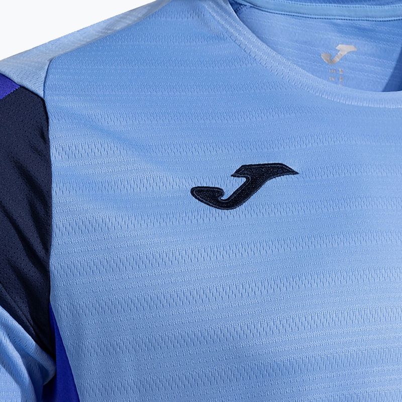 Tricou pentru bărbați Joma Montreal sky blue/dark navy 6