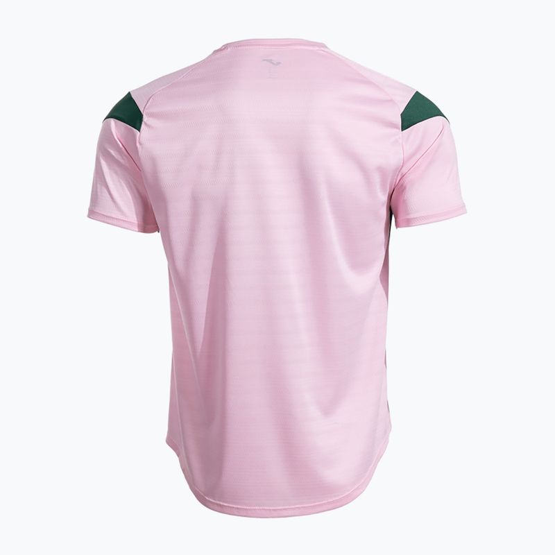 Tricou pentru bărbați Joma Montreal pink/green 2