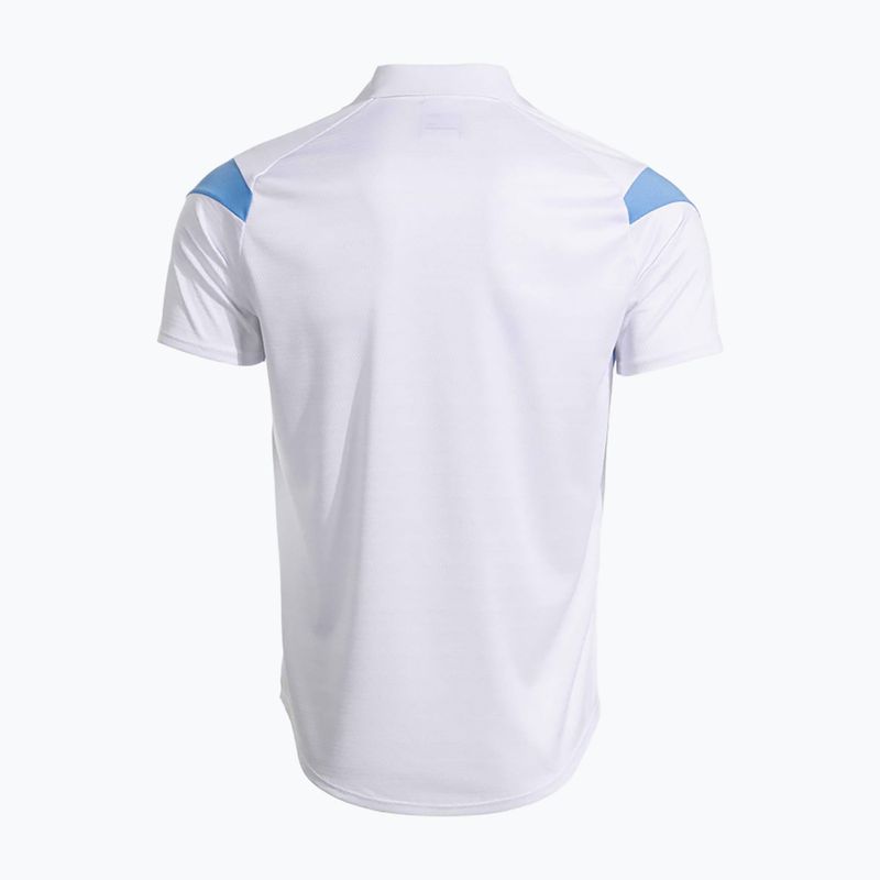 Tricou de tenis pentru bărbați Joma Montreal white/sky blue 3