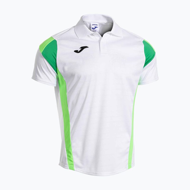 Tricou de tenis pentru bărbați Joma Montreal white/fluor green 2