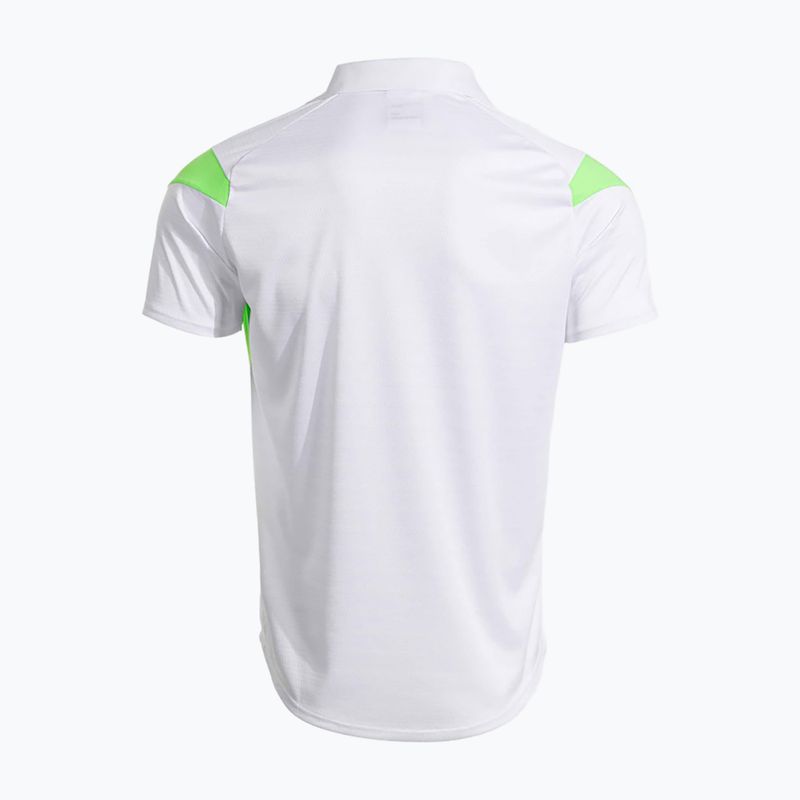 Tricou de tenis pentru bărbați Joma Montreal white/fluor green 3