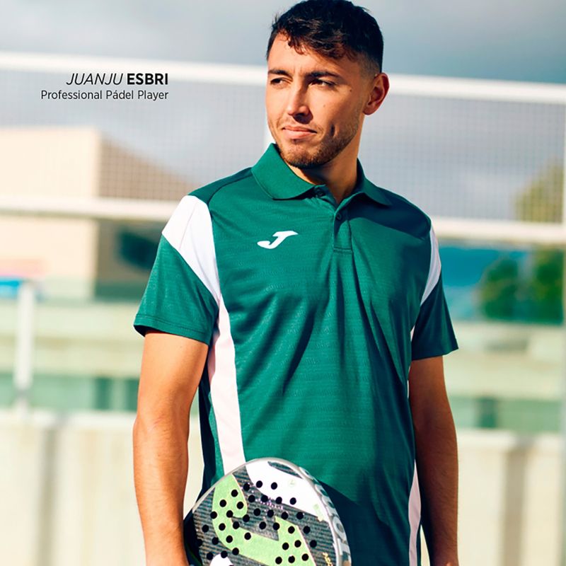 Tricou pentru bărbați Joma Montreal green/pink 3