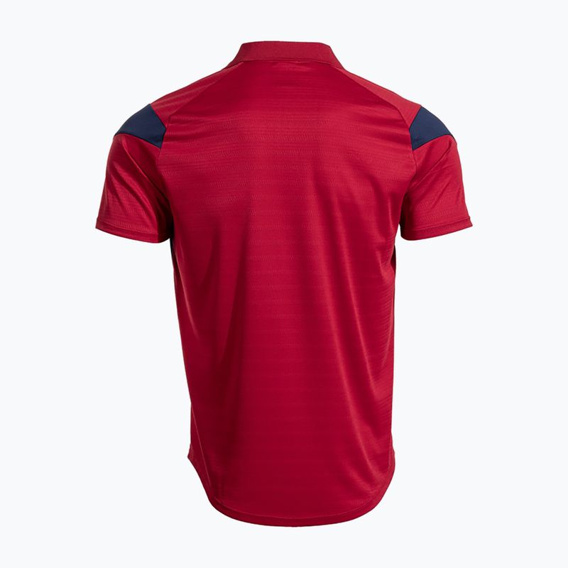Tricou pentru bărbați Joma Montreal red/dark navy 2