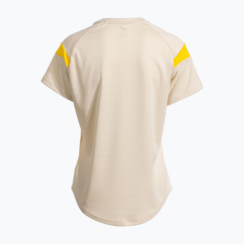 Tricou de tenis pentru femei Joma Montreal beige/yellow 2