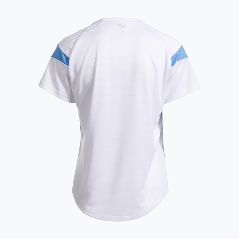 Tricou de tenis pentru femei Joma Montreal white/sky blue 3