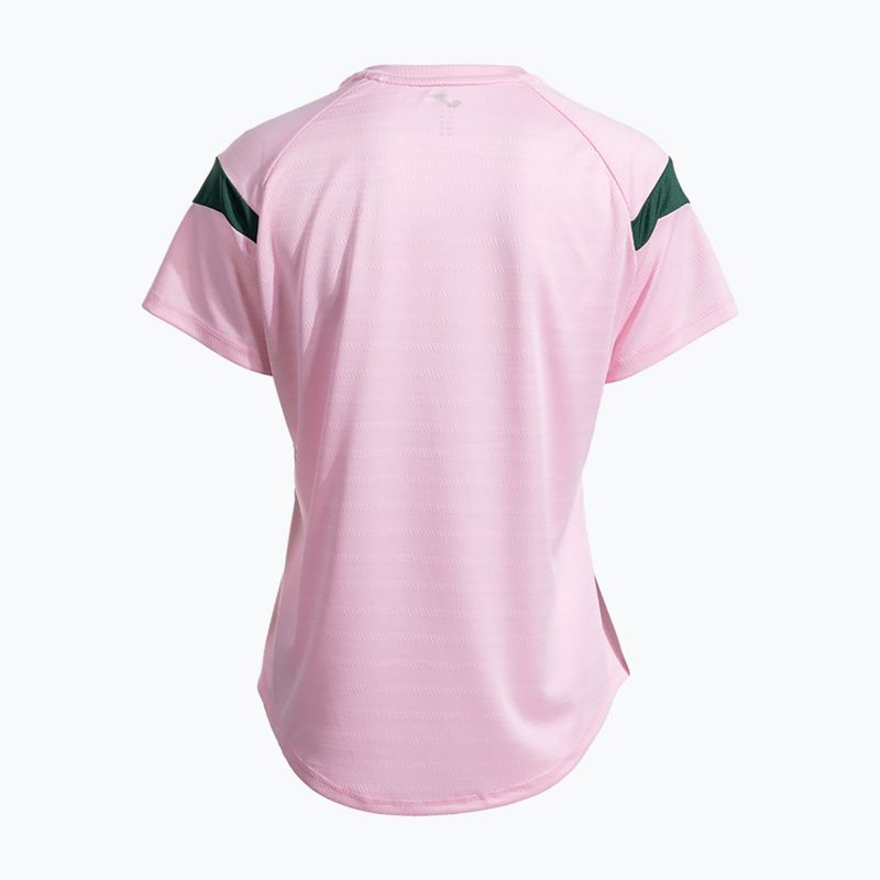 Tricou de tenis pentru femei Joma Montreal pink/green 3
