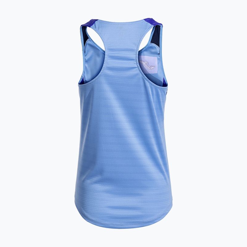 Tricou de tenis pentru femei Joma Montreal sky blue/dark navy 2