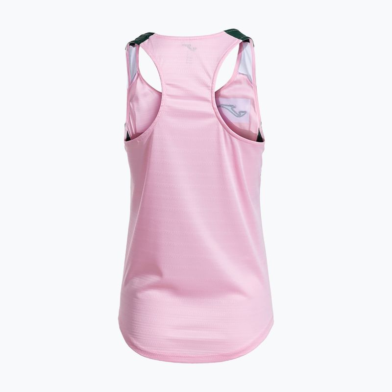 Tricou de tenis pentru femei Joma Montreal pink/green 2