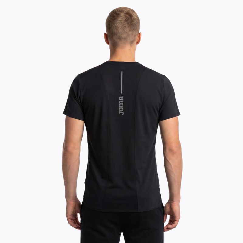 Tricou de alergare pentru bărbați Joma R-City black 3