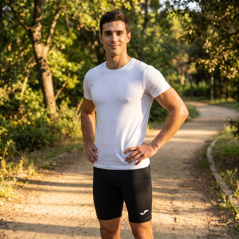 Pantaloni scurți de alergare pentru bărbați Joma Record Tights black 11