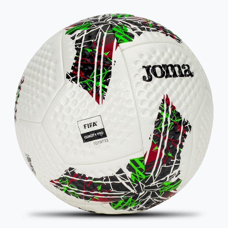 Minge de fotbal Joma Gioco III alb/verde mărimea 5 2