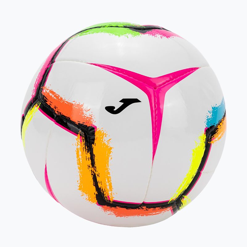 Minge de fotbal Joma Halley II alb/roz fluor mărimea 4 2