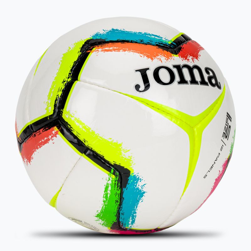 Minge de fotbal Joma Halley II alb/verde fluor mărimea 5 2