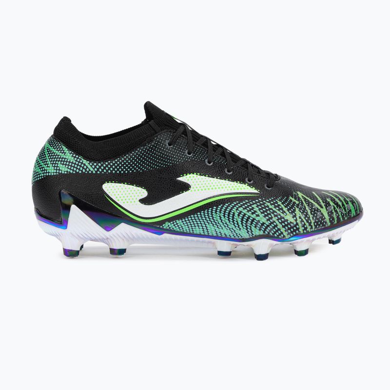 Încălțăminte de fotbal pentru bărbați Joma Striker Top FG black/green 8