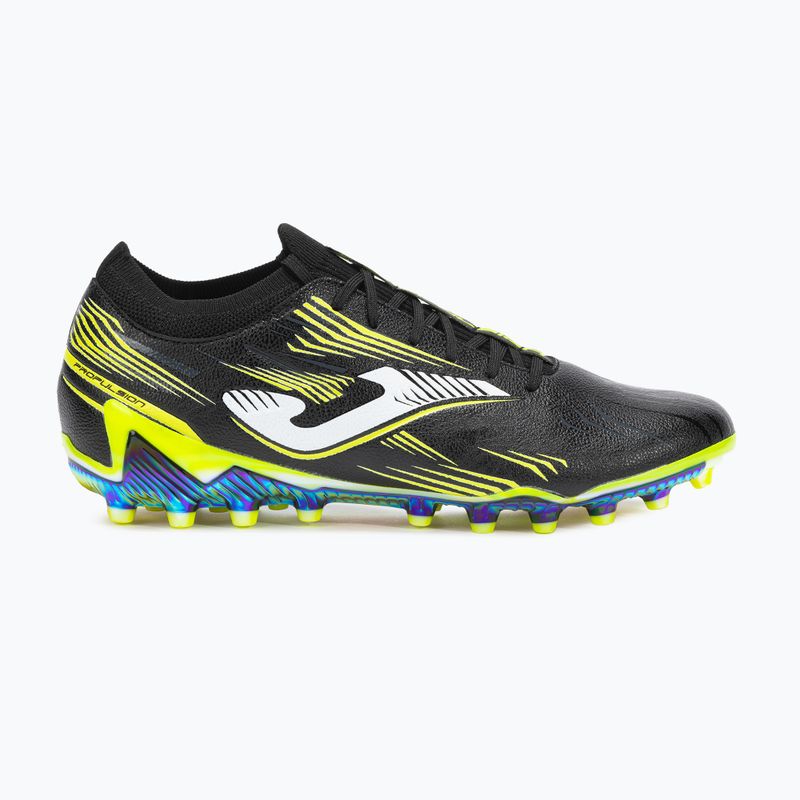 Încălțăminte de fotbal pentru bărbați Joma Propulsion Top FG black/yellow 8
