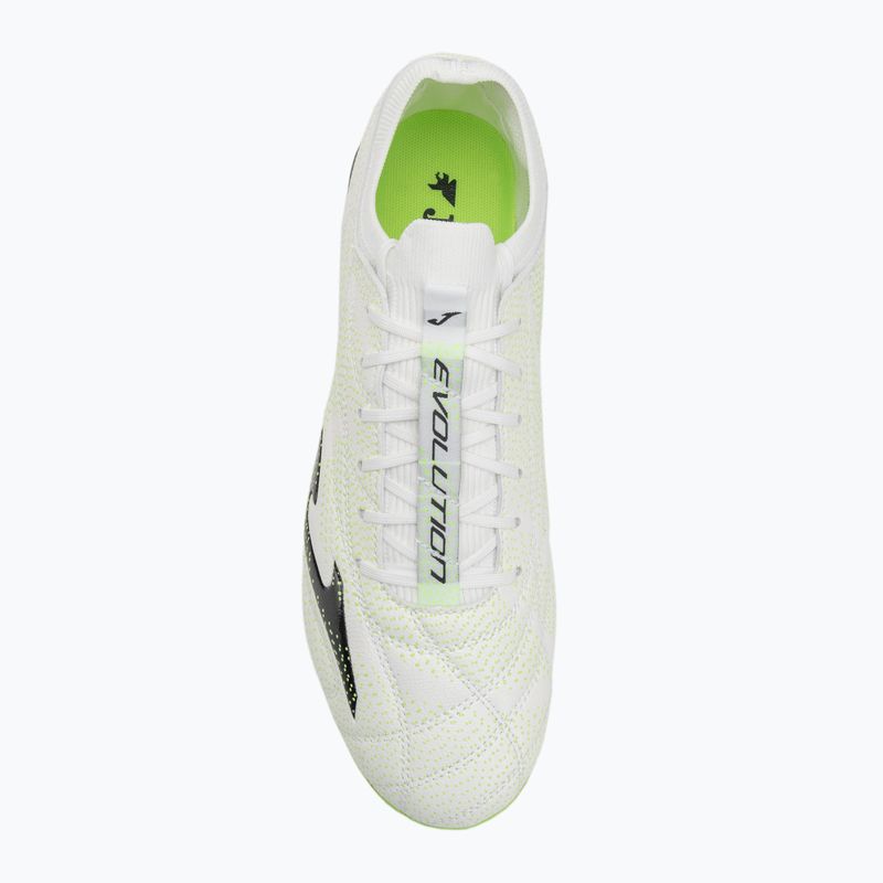 Încălțăminte de fotbal pentru bărbați  Joma Evolution Top FG white/black 5