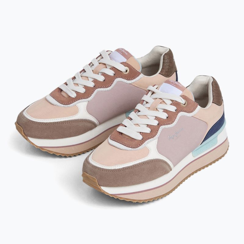 Încălțăminte pentru femei Pepe Jeans Rusper Combi mud brown 2