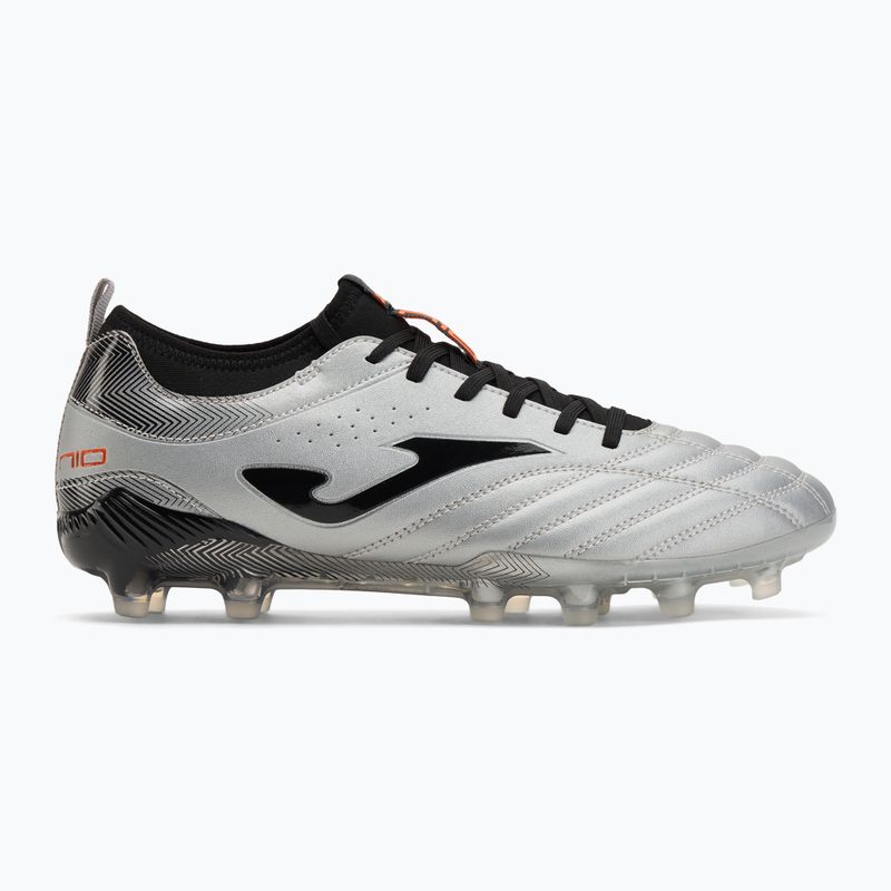 Încălțăminte de fotbal pentru bărbați Joma Numero-10 FG grey/black 2
