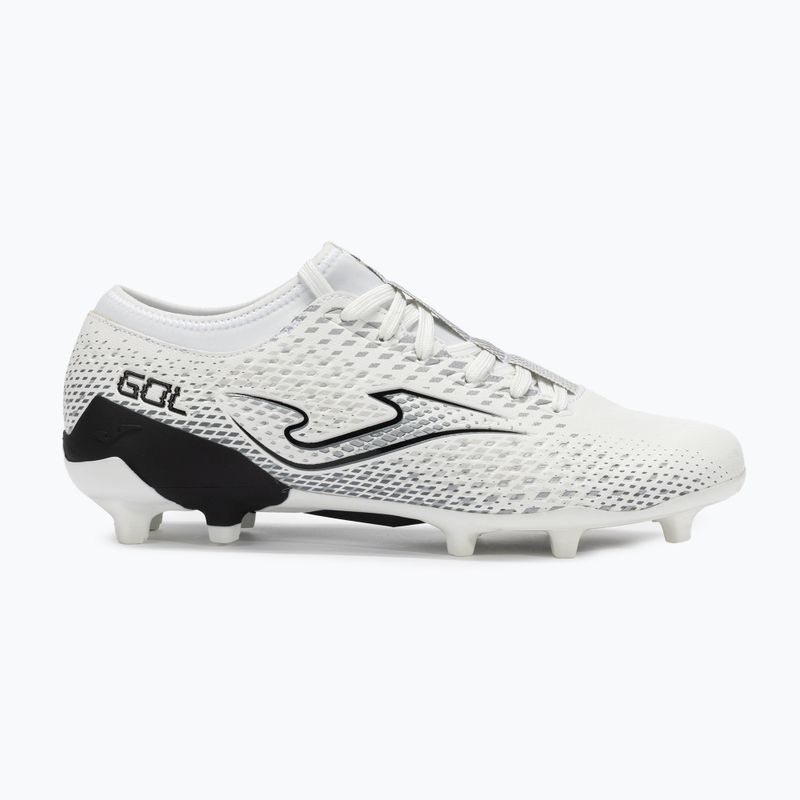 Încălțăminte de fotbal pentru bărbați Joma Gol FG white/black 8
