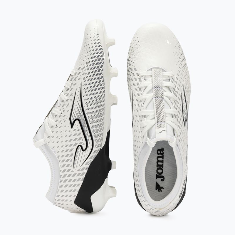 Încălțăminte de fotbal pentru bărbați Joma Gol FG white/black 11