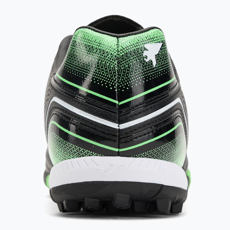 Încălțăminte de fotbal pentru bărbați Joma Aguila TF black/fluor green 6