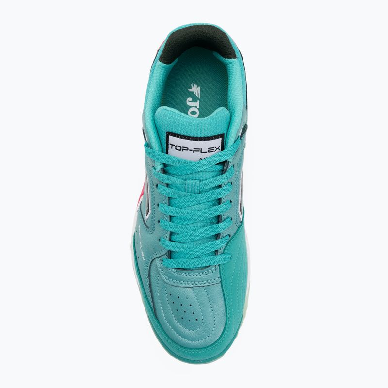 Încălțăminte de fotbal pentru bărbați Joma Top Flex Plus15 IN turquoise 5